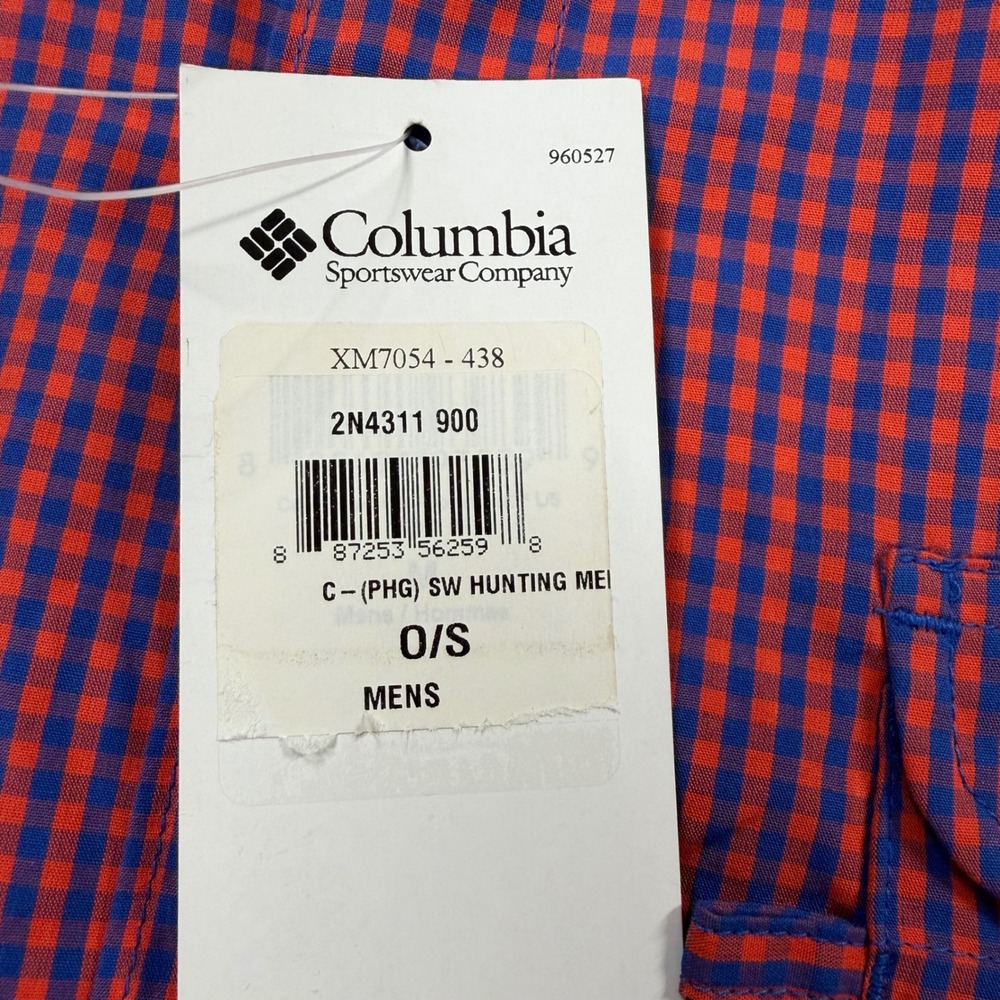 Columbia Florida Gators PFG Super Bonehead Fishing Shirt Mens Medium Orange Blue - Picture 5 of 11